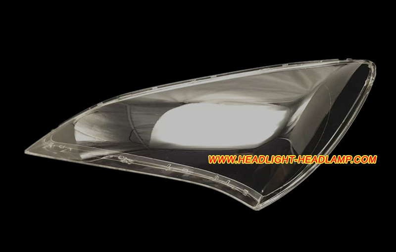 2008-2012 Hyundai Genesis Coupe Headlight Lens Cover Plastic Lenses Glasses Replacement Repair