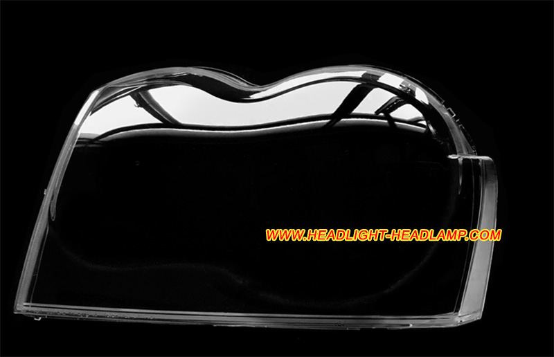 2005-2010 Jeep Grand Cherokee WK Headlight Assembly Lens Cover Plastic Lenses Glasses Replacement