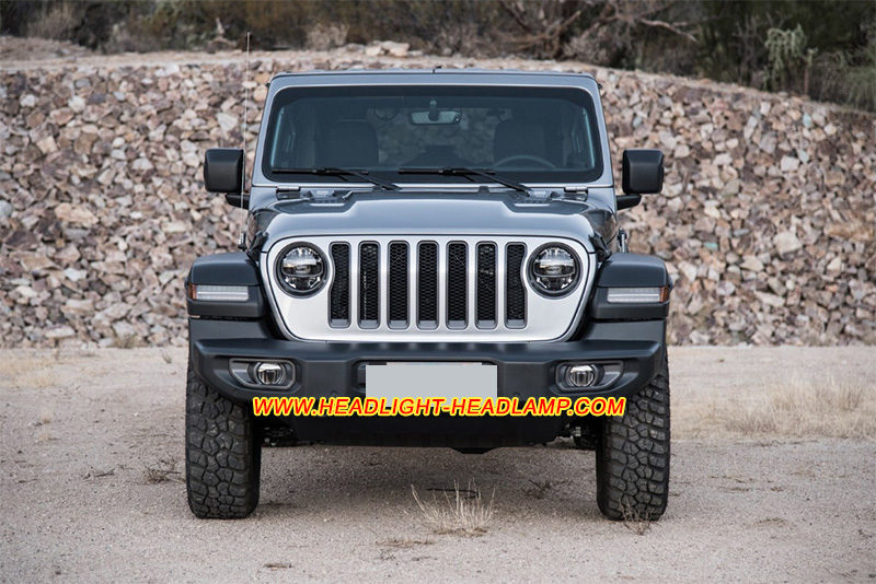 Jeep Wrangler Sahara Rubicon Willys JL Headlight Lens Cover Yellowish Scratched Lenses Crack Cracked Broken Fading Faded Fogging Foggy Haze Aging Replace Repair Fix
