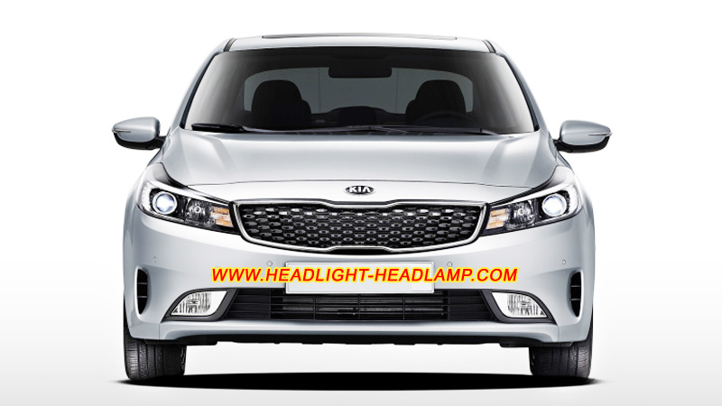 Kia Forte K3 Facelift Headlight Lens Cover Yellowish Scratched Lenses Crack Cracked Broken Fading Faded Fogging Foggy Haze Aging Replace Repair