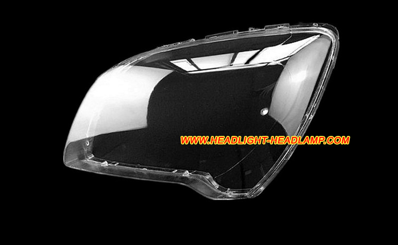 2007-2012 Kia Sportage JE KM Headlight Lens Cover Plastic Lenses Glasses Replacement Repair