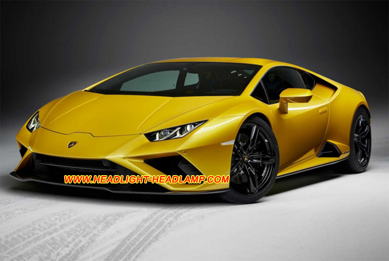 Lamborghini Huracan LED Headlight Lens Cover Yellowish Scratched Lenses Crack Cracked Broken Fading Faded Fogging Foggy Haze Aging Replace Repair