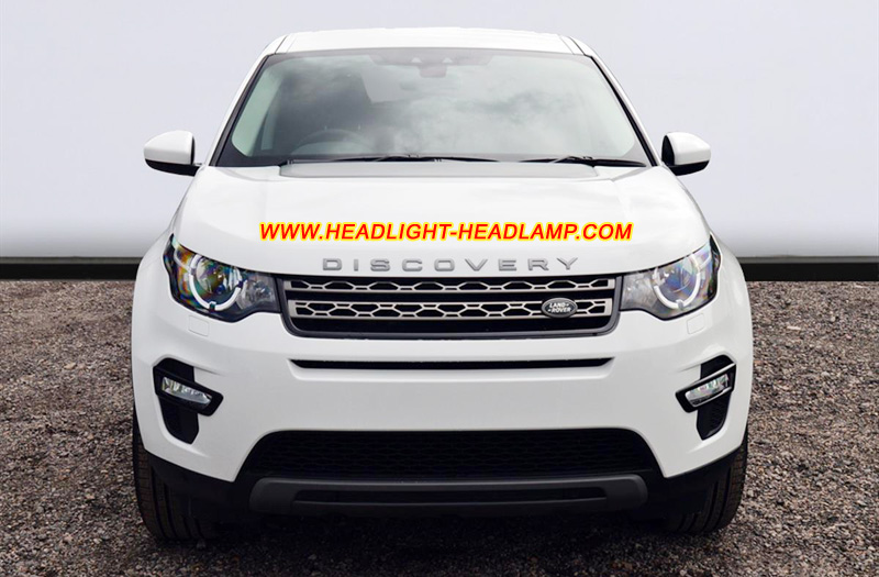 2014-2017 Land Rover Discovery Sport L550 Halogen Headlight Lens Cover Yellowish Scratched Lenses Crack Cracked Broken Fading Faded Fogging Foggy Haze Aging Replace Repair