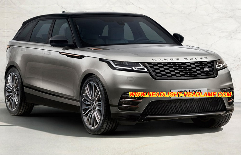 Range Rover Velar L560 Full LED Headlight Lens Cover Yellowish Scratched Lenses Crack Cracked Broken Fading Faded Fogging Foggy Haze Aging Replace Repair