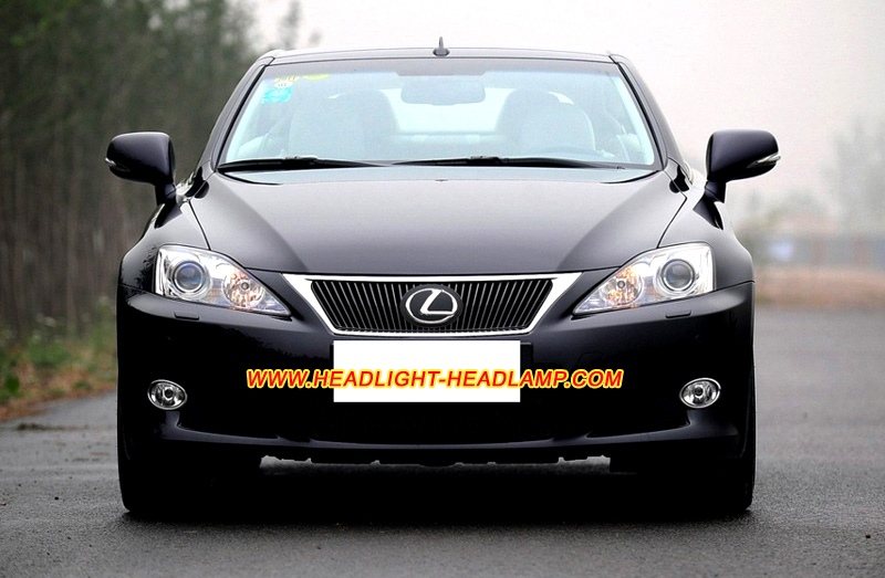 Lexus IS250 IS300 IS350 XE20 Headlight Lens Cover Yellowish Scratched Lenses Crack Cracked Broken Fading Faded Fogging Foggy Haze Aging Replace Repair