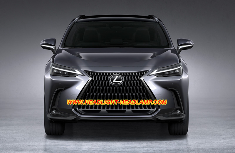 Lexus NX 300H 400H 450H Full LED Headlight Lens Cover Yellowish Scratched Lenses Crack Cracked Broken Fading Faded Fogging Foggy Haze Aging Replace Repair