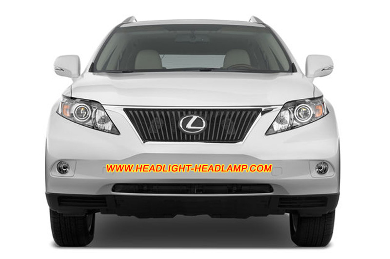 Lexus RX350 RX450H RX270 Headlight Lens Cover Yellowish Scratched Lenses Crack Cracked Broken Fading Faded Fogging Foggy Haze Aging Replace Repair