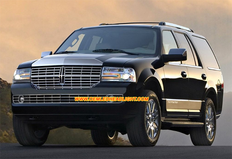Lincoln Navigator Mk3 Headlight Housing Lens Cover Yellowish Scratched Lenses Crack Cracked Broken Fading Faded Fogging Foggy Haze Aging Replace Repair