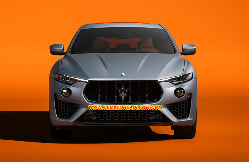 2020-2024 Maserati Levante M161 Full LED Headlight Housing Lens Cover Yellowish Scratched Lenses Crack Cracked Broken Fading Faded Fogging Foggy Haze Aging Replace Repair