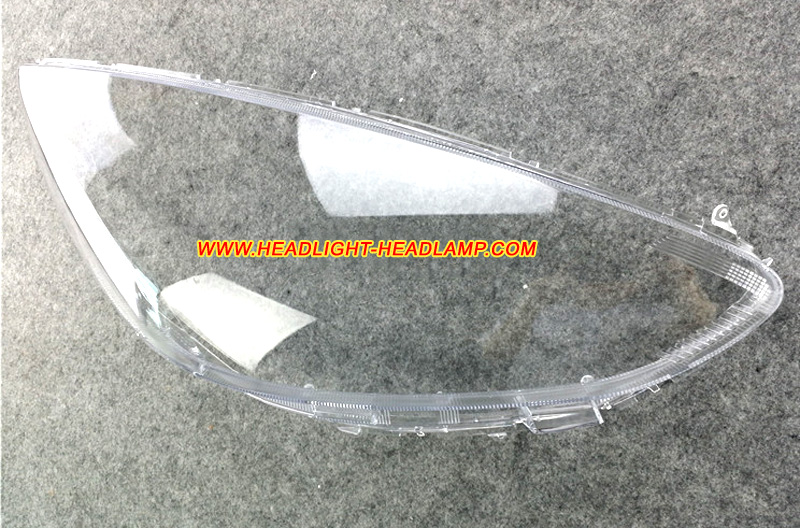 2007-2014 Mazda2 DE Headlight Lens Cover Plastic Lenses Glasses Replacement Repair