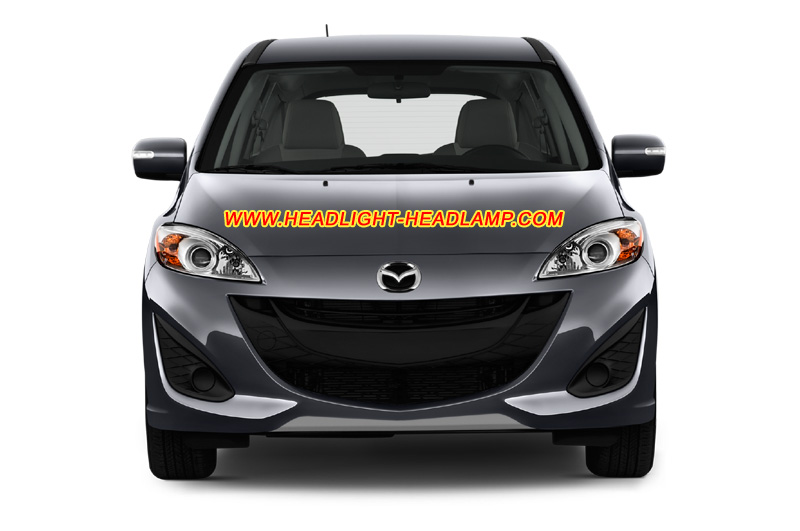 2010-2018 Mazda5 Premacy Headlight Lens Cover Yellowish Scratched Lenses Crack Cracked Broken Fading Faded Fogging Foggy Haze Aging Replace Repair