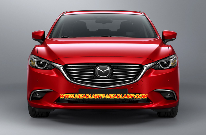 2016 -2018 Mazda6 GJ Atenza Headlight Lens Cover Yellowish Scratched Lenses Crack Cracked Broken Fading Faded Fogging Foggy Haze Aging Replace Repair