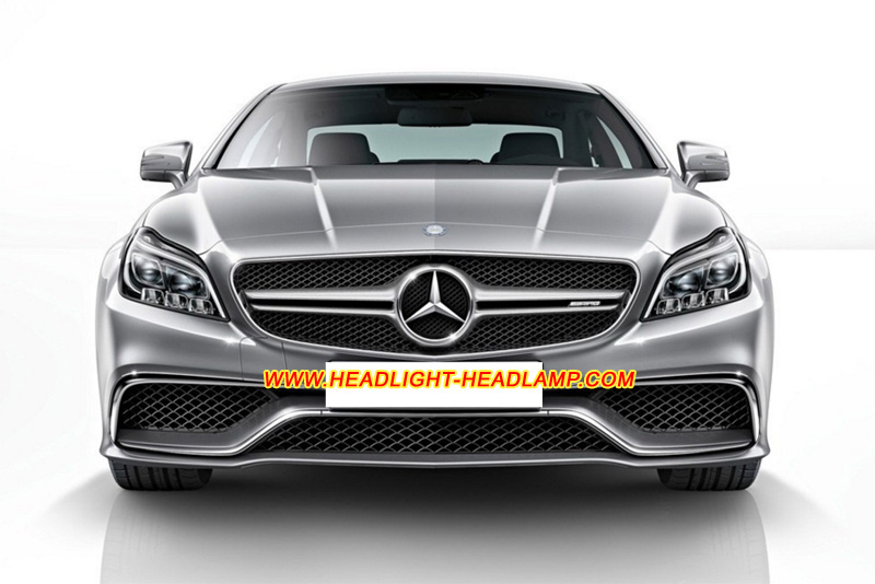 Mercedes-Benz CLS63 AMG Facelift LED Headlight Headlight Lens Cover Yellowish Scratched Lenses Crack Cracked Broken Fading Faded Fogging Foggy Haze Aging Replace Repair
