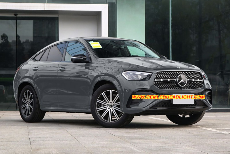2024-2025 Mercedes-Benz GLE Coupe C167 LED Headlight LED Headlight Lens Cover Yellowish Scratched Lenses Crack Cracked Broken Fading Faded Fogging Foggy Haze Aging Replace Repair