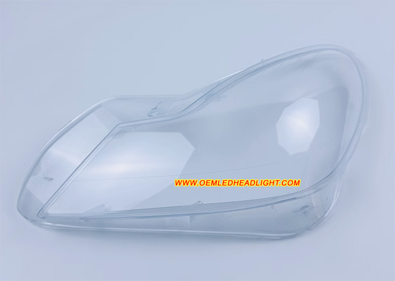 2008-2012 Mercedes-Benz SL-Class R230 Facelift SSL300 SL350 SL500 SL550 SL600 SL63 SL55 AMG Xenon Headlight Lens Cover Plastic Lenses Glasses Replacement Repair