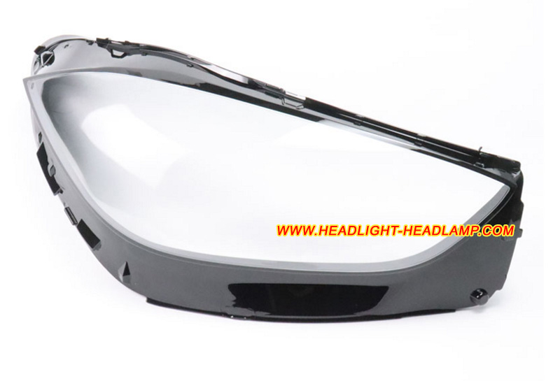 2021-2023 Mercedes-Benz S-Class W223 LED Digital Light Headlight Lens Cover Plastic Lenses Glasses Replacement Repair