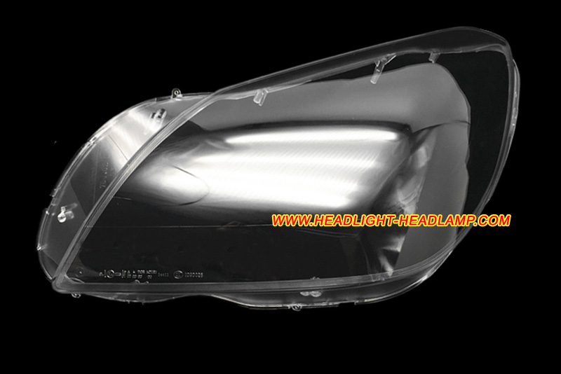 2011-2015 Mercedes-Benz SLK-Class SLC-Class R172 SLK200 SLK250 SLK350 SLK55 SLC43 AMG LED Xenon Headlight Lens Cover Plastic Lenses Glasses Replacement Repair