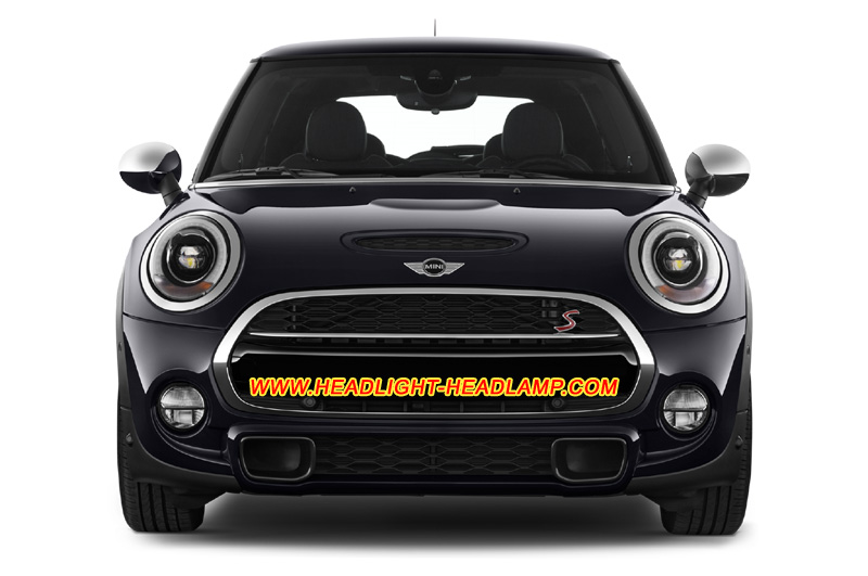 Mini Cooper Hatch Headlight Lens Cover Yellowish Scratched Lenses Crack Cracked Broken Fading Faded Fogging Foggy Haze Aging Replace Repair