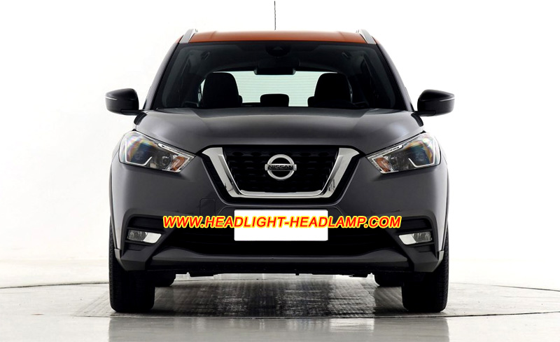 Nissan Kicks P15 LED Headlight Lens Cover Yellowish Scratched Lenses Crack Cracked Broken Fading Faded Fogging Foggy Haze Aging Replace Repair
