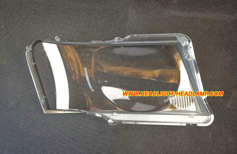 2004-2009 Nissan Patrol Safari Y61 Headlight Lens Cover Plastic Lenses Glasses Replacement Repair