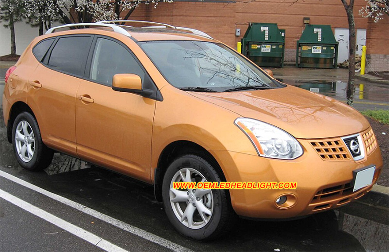 Nissan Rogue Headlight Housing Lens Cover Yellowish Scratched Lenses Crack Cracked Broken Fading Faded Fogging Foggy Haze Aging Replace Repair