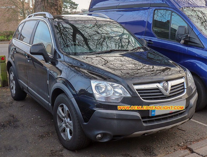 2008-2015 Opel Vauxhall Antara Halogen Headlight Lens Cover Yellowish Scratched Lenses Crack Cracked Broken Fading Faded Fogging Foggy Haze Aging Replace Repair