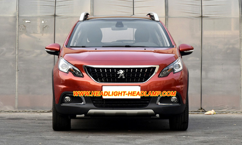 Peugeot 2008 Headlight Lens Cover Yellowish Scratched Lenses Crack Cracked Broken Fading Faded Fogging Foggy Haze Aging Replace Repair