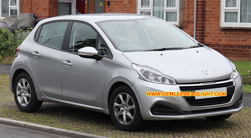 2012-2018 Peugeot 208 Headlight Housing Lens Cover Yellowish Scratched Lenses Crack Cracked Broken Fading Faded Fogging Foggy Haze Aging Replace Repair
