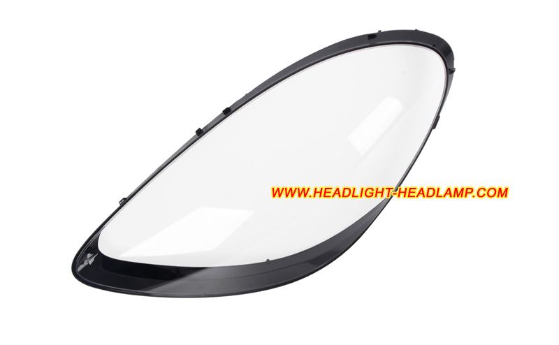 2016-2022 Porsche 718 Boxster Spyder GTS GT4 LED Xenon Headlight Lens Cover Plastic Lenses Glasses Replacement