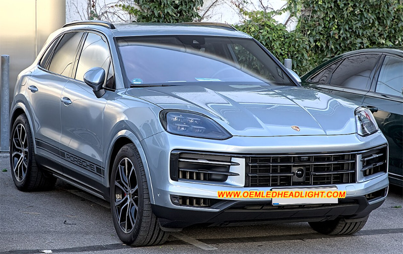 2024-2026 Porsche Cayenne Mk3 Facelift GTS Turbo LED Headlight Housing Lens Cover Yellowish Scratched Lenses Crack Cracked Broken Fading Faded Fogging Foggy Haze Aging Replace Repair Fix