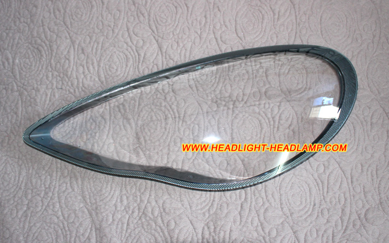 2009-2013 Porsche Panamera S Xenon LED Headlight Lens Cover Plastic Lenses Glasses Replacement