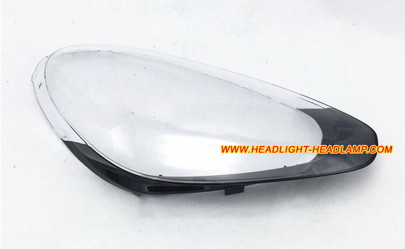 2015-2017 Porsche Cayenne Xenon LED Headlight Lens Cover Plastic Lenses Glasses Replacement