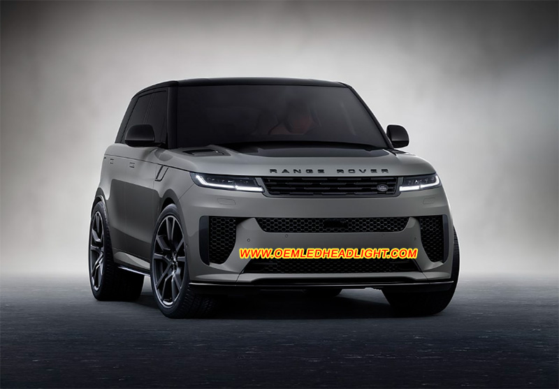 2023-2025 Range Rover Sport L461 Matrix LED Headlight Lens Cover Yellowish Scratched Lenses Crack Cracked Broken Fading Faded Fogging Foggy Haze Aging Replace Repair