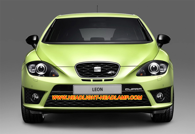 Seat Leon Mk2 Headlight Lens Cover Yellowish Scratched Lenses Crack Cracked Broken Fading Faded Fogging Foggy Haze Aging Replace Repair