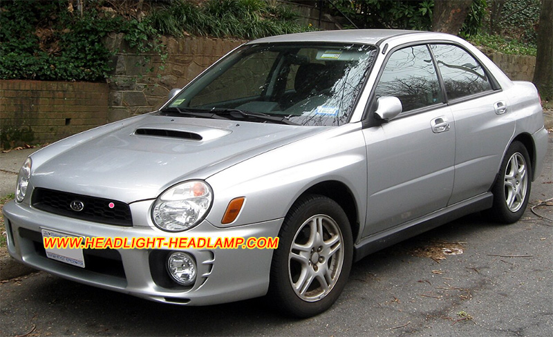 Subaru Impreza Mk2 Gen2 Headlight Lens Cover Yellowish Scratched Lenses Crack Cracked Broken Fading Faded Fogging Foggy Haze Aging Replace Repair
