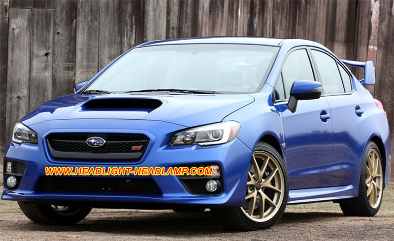 Subaru Impreza WRX STI VA Mk4 Full LED Headlight Lens Cover Yellowish Scratched Lenses Crack Cracked Broken Fading Faded Fogging Foggy Haze Aging Replace Repair