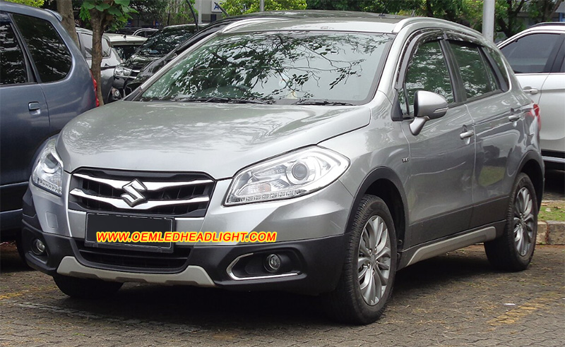 2015-2022 Suzuki SX4 S-Cross Mk2 Xenon Headlight Housing Lens Cover Yellowish Scratched Lenses Crack Cracked Broken Fading Faded Fogging Foggy Haze Aging Replace Repair
