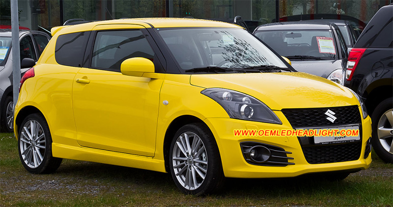 2011-2016 Suzuki Swift Mk2 Halogen Headlight Housing Lens Cover Yellowish Scratched Lenses Crack Cracked Broken Fading Faded Fogging Foggy Haze Aging Replace Repair
