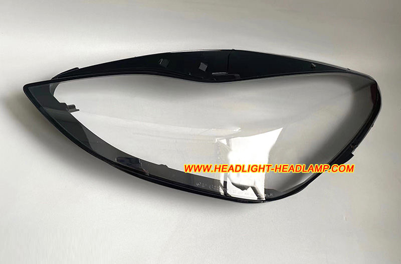 2020-2024 Tesla Model Y LED Headlight Lens Cover Foggy Yellow Plastic Lenses Glasses Replacement