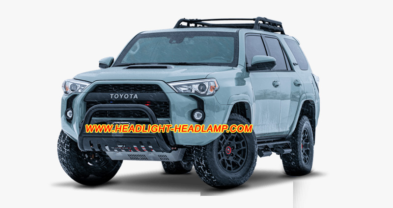 Toyota 4Runner Hilux Surf Headlight Lens Cover Yellowish Scratched Lenses Crack Cracked Broken Fading Faded Fogging Foggy Haze Aging Replace Repair