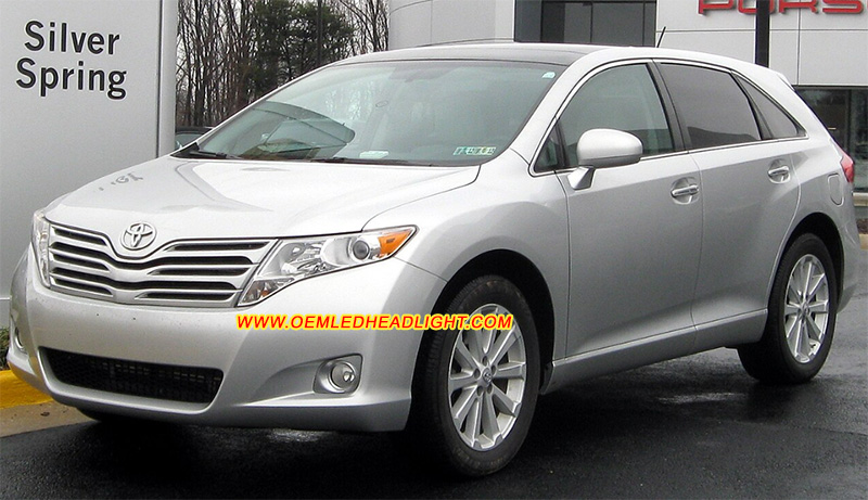 Toyota Venza Gen1 AV10 Headlight Housing Lens Cover Yellowish Scratched Lenses Crack Cracked Broken Fading Faded Fogging Foggy Haze Aging Replace Repair