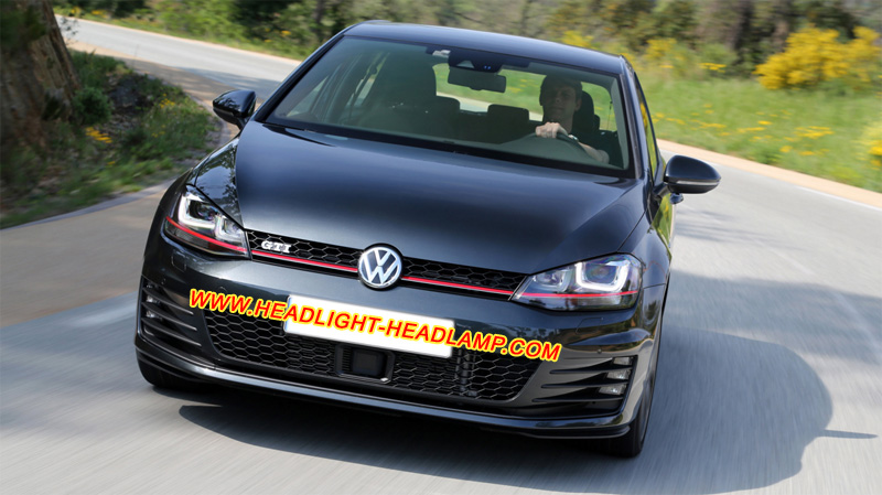 Volkswagen Golf Mk7 Headlight Lens Cover Aging Headlamp Plastic Lenses  Covers Repair Cleaning