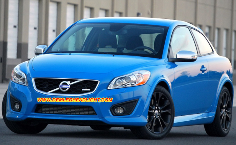 2011-2014 Volvo C30 Refresh Headlight Housing Lens Cover Yellowish Scratched Lenses Crack Cracked Broken Fading Faded Fogging Foggy Haze Aging Replace Repair