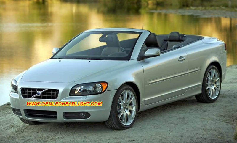 2006-2010 Volvo C30 Headlight Housing Lens Cover Yellowish Scratched Lenses Crack Cracked Broken Fading Faded Fogging Foggy Haze Aging Replace Repair