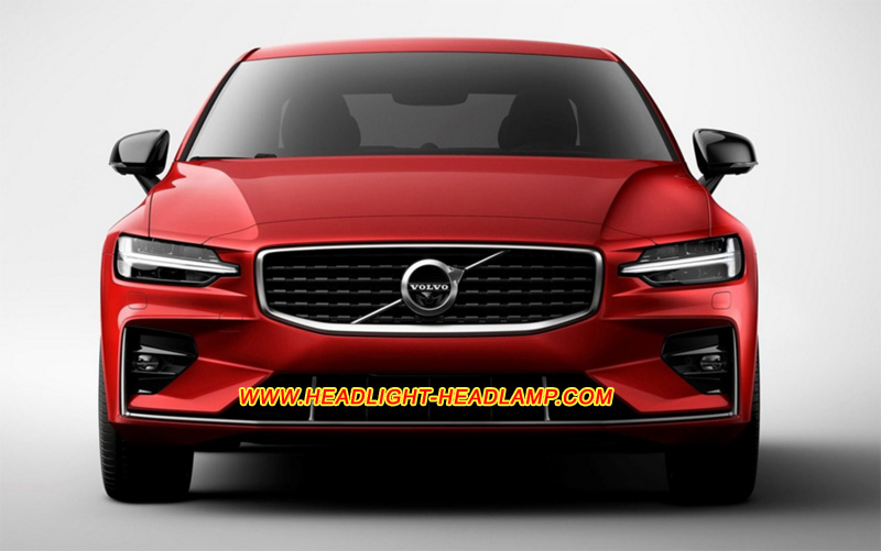 Volvo S60 Full LED Headlight Lens Cover Yellowish Scratched Lenses Crack Cracked Broken Fading Faded Fogging Foggy Haze Aging Replace Repair