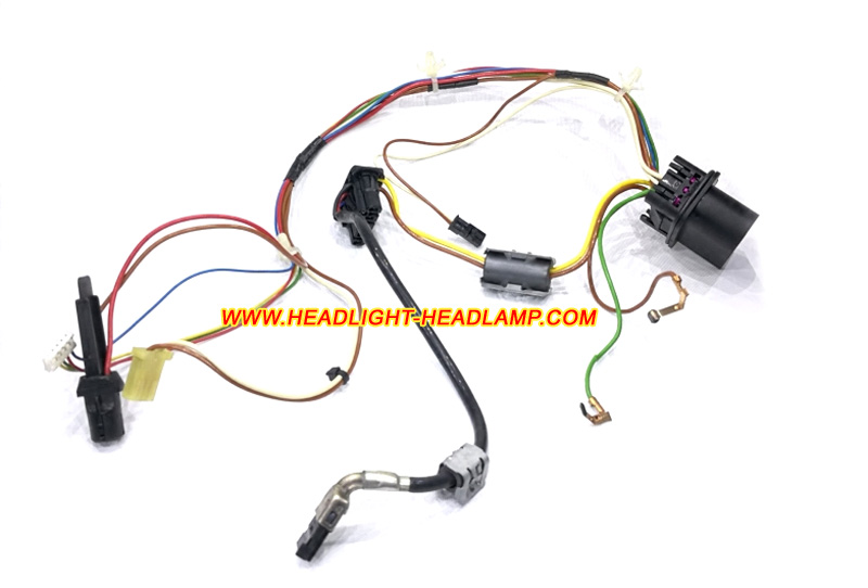 Audi A6 C6 Headlight Assembly Inside Lamp Wire Wiring Harness Cable Loom Plug Trunk Wireing 