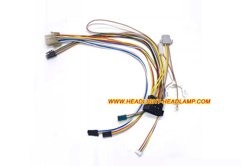 BMW 3Series E92 E93 Xenon HID Headlight Assembly Inside Lamp Wire Wiring Harness Cable Loom Plug Trunk Wireing Kits