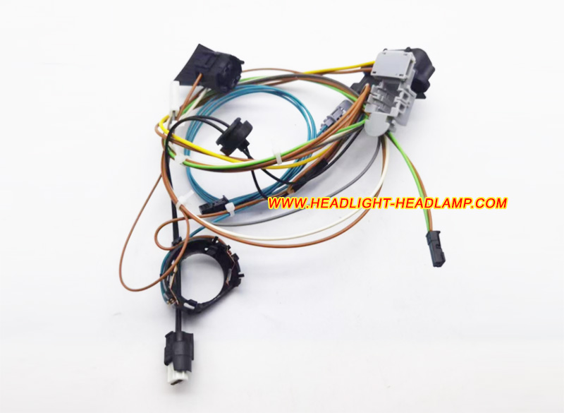 BMW 5Series E60 E61 Headlight Assembly Inside Lamp Wire Wiring Harness Cable Loom Plug Trunk Wireing Kits