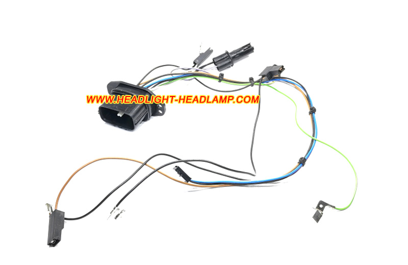 Mazda 6 Headlight Assembly Inside Lamp Wire Wiring Harness Cable Loom Plug Trunk Wireing 