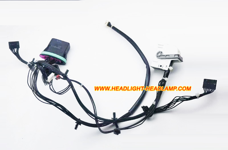 2012-2015 Mercedes Bezn W166 ML Headlight Assembly Inside Lamp Wire Wiring Harness Cable Loom Plug Trunk Wireing Kits 